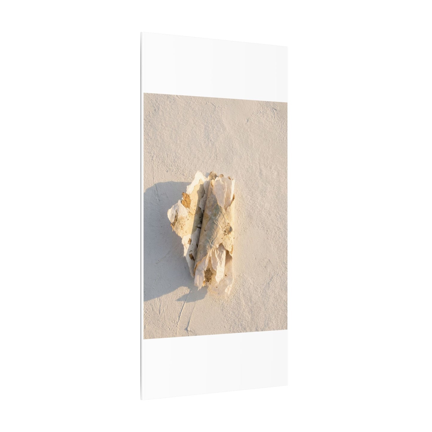 Paper Fold Canvas Art | Winter Japandi Texture Art