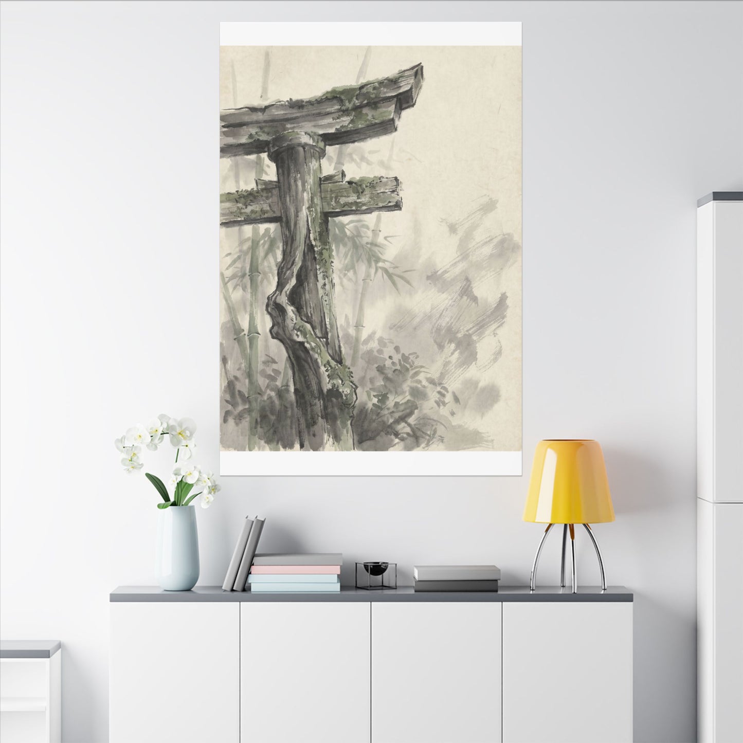 Torii Gate Summer Canvas Art | Zen Tranquil Design