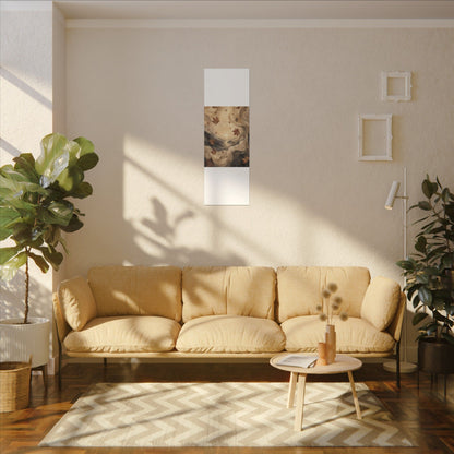 Autumn Silk Drape Watercolor Canvas Art | Earthy Decor
