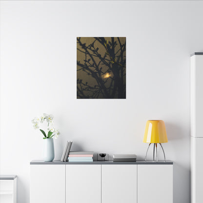 Bold Shadow Play Canvas Art - Moody Minimal Dark Japandi