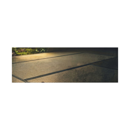 Dark Japandi Tea Ceremony in Golden Hour | Dark Texture Canvas Art
