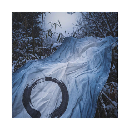 Moonlight Silk Drape Canvas Art - Zen Datsuzoku