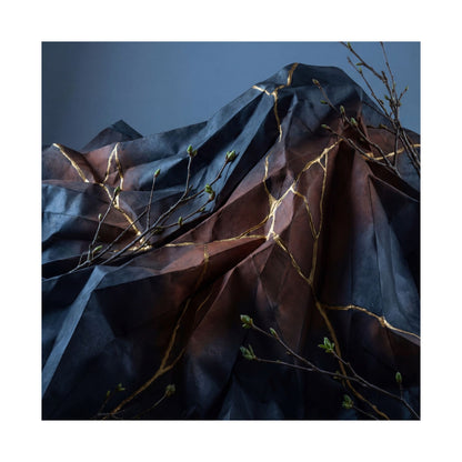 Mono No Aware Paper Fold Wall Art Print - Kintsugi Broken Beauty