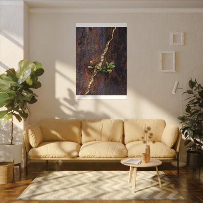 Overcast Rust Patina Canvas Art - Kintsugi Datsuzoku