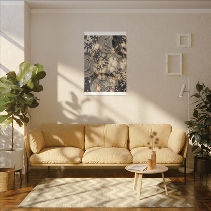 Healing Water Ripple Canvas Art - Gold Vein Kintsugi