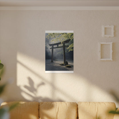 Torii Gate Canvas Art | Spring Zen Karesansui Art