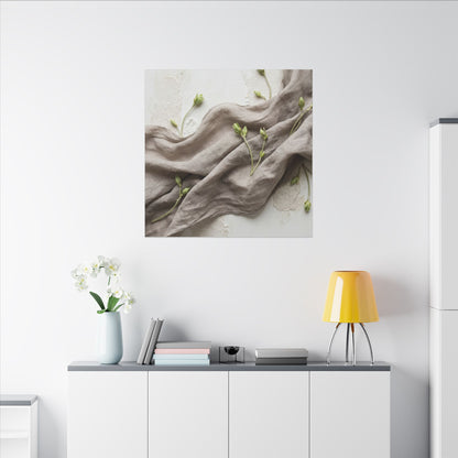 Overcast Silk Drape Canvas Art - Japandi Ma