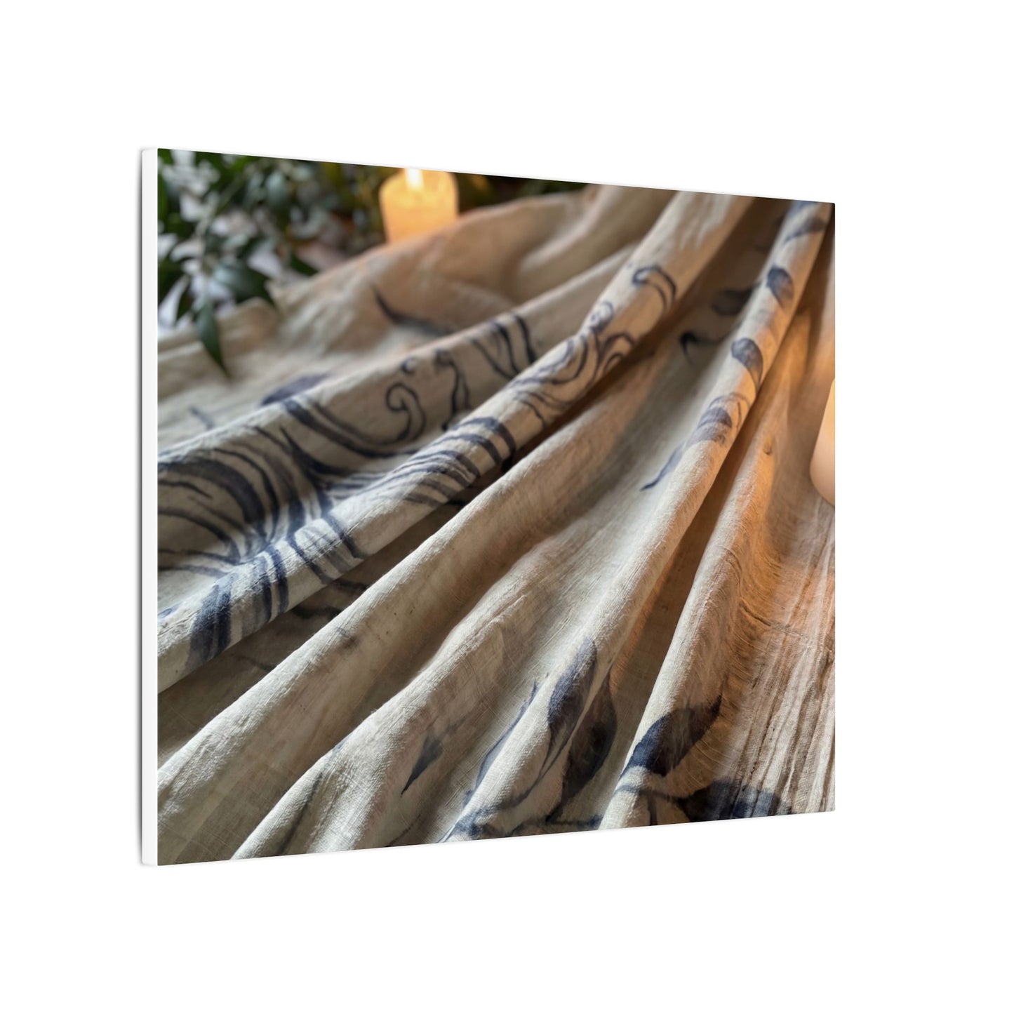 Fukinsei Silk Drape Canvas Art - Japandi Japanese Pattern