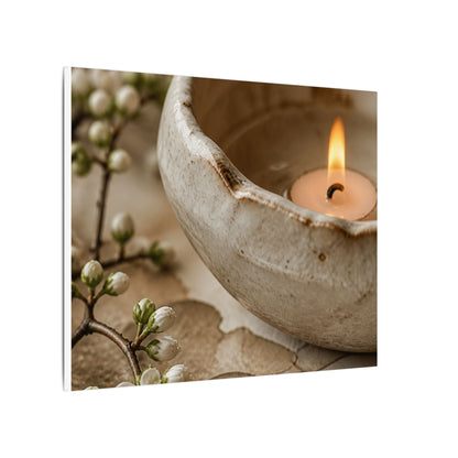 Kanso Ceramic Bowl Canvas Art - Japandi Watercolor