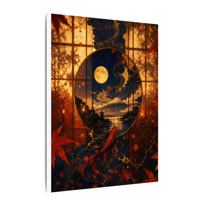 Beautiful Shoji Screen Canvas Art - Gold Vein Kintsugi