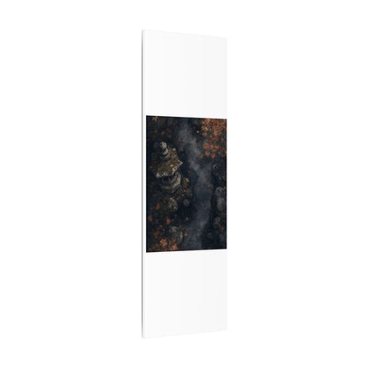 Stone Lantern Canvas Art | Autumn Japandi Texture Art