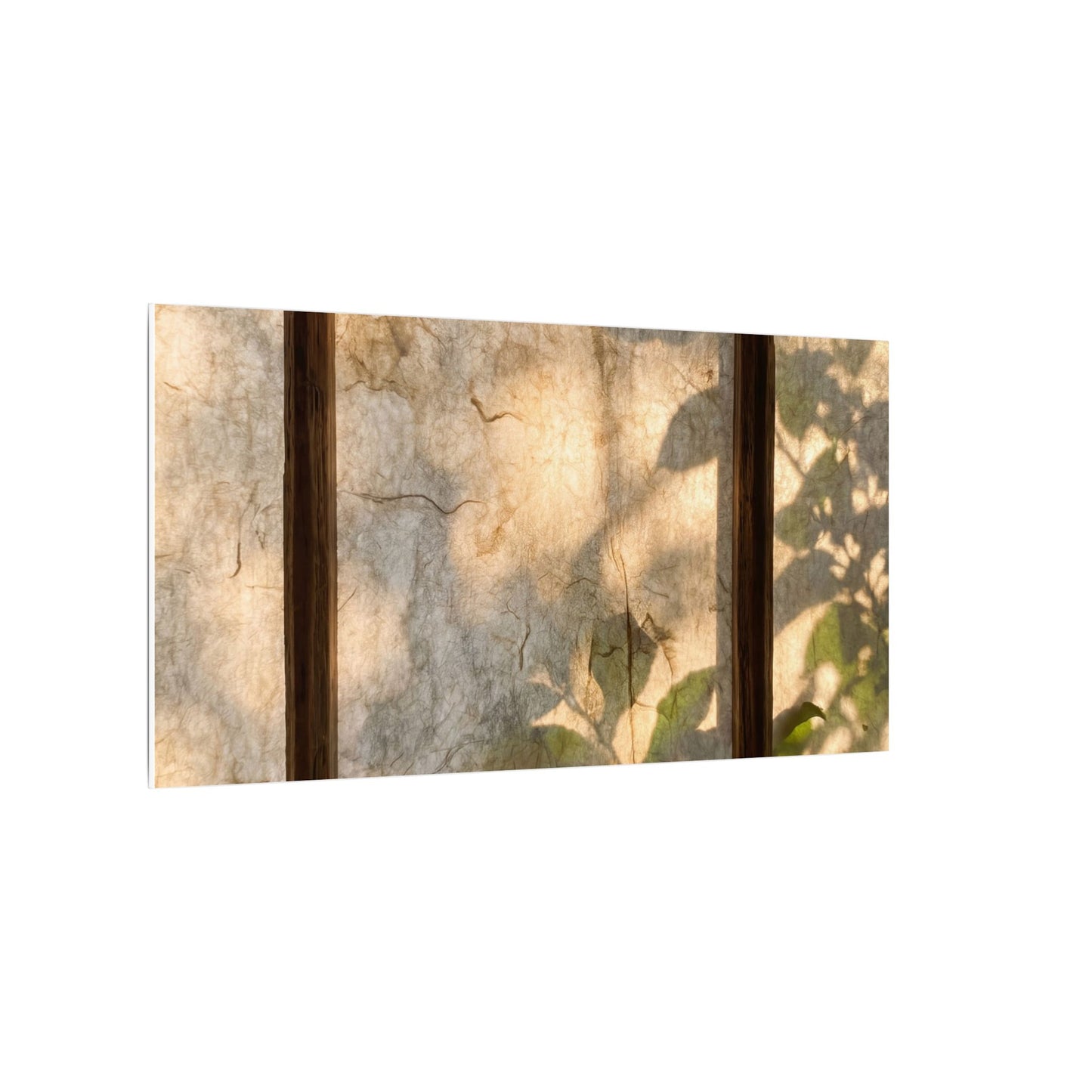 Golden Hour Shoji Screen Canvas Art - Japandi Mono No Aware