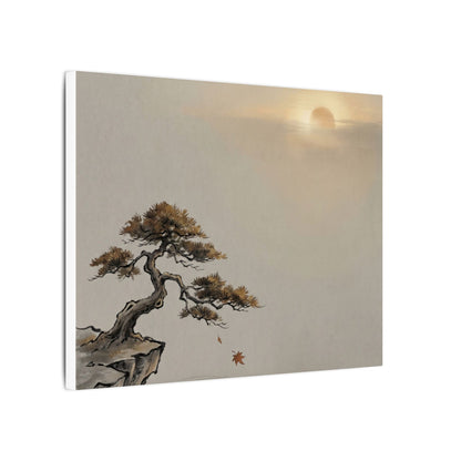 Pine Tree Canvas Art | Autumn Zen Karesansui Art