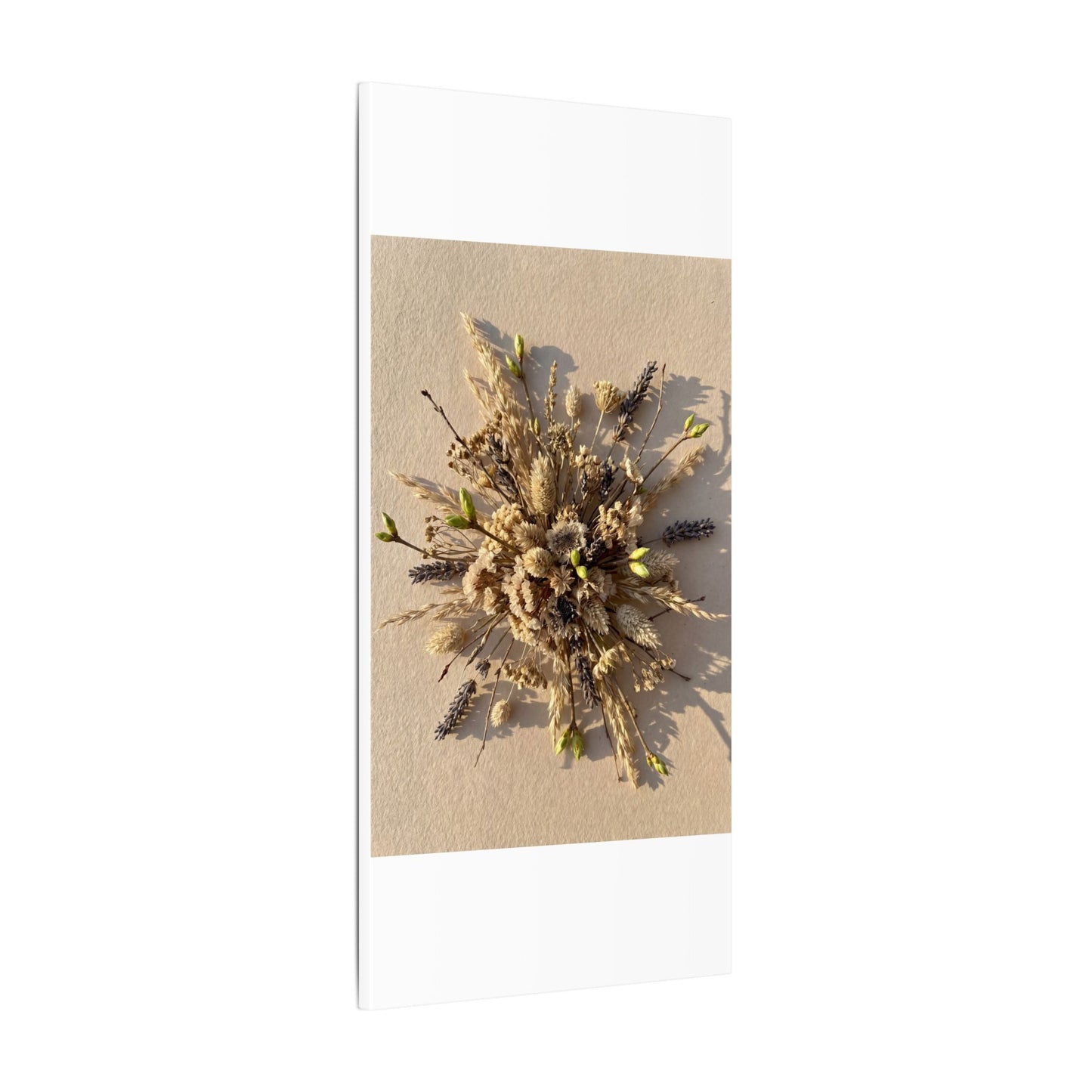 Dried Flowers Spring Canvas Art | Japandi Earthy Design