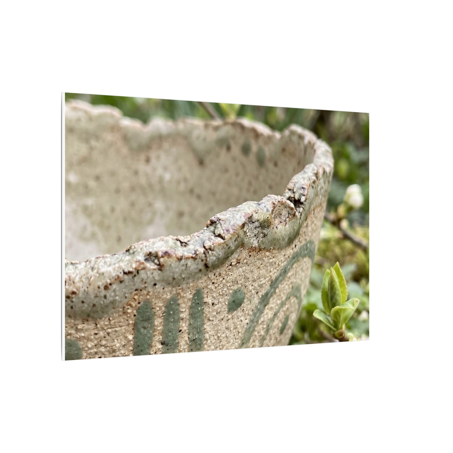 Elegant Ceramic Bowl Canvas Art - Japanese Pattern Japandi