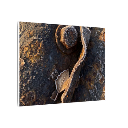 Moody Rust Patina Canvas Art - Moody Minimal Dark Japandi