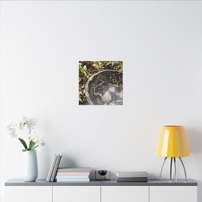 Ceramic Bowl Canvas Art | Summer Japandi Japanese Pattern Art