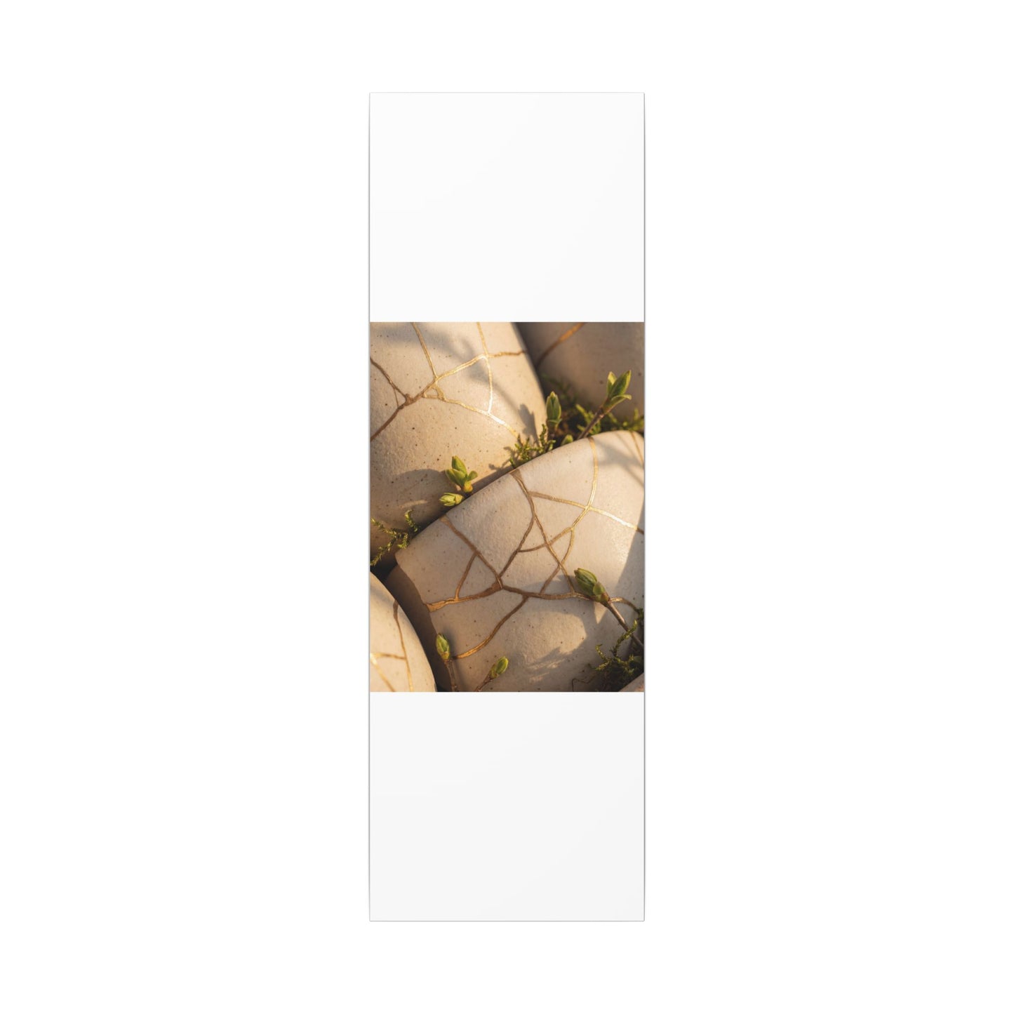 Spring Broken Pottery Gold Vein Canvas Art | Beautiful Decor