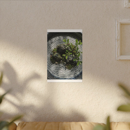 Zen Ceramic Bowl in Dappled | Karesansui Canvas Art