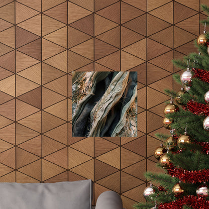 Silk Drape Texture Wall Art Print | Neutral Japandi Art