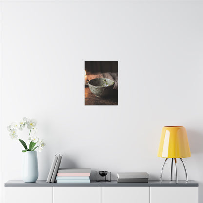 Ceramic Bowl Spring Canvas Art | Japandi Neutral Design