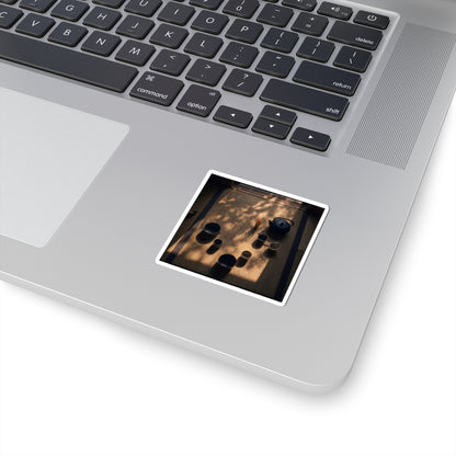 Tea Ceremony Sticker | Summer Dark Japandi Shadow Zen Art