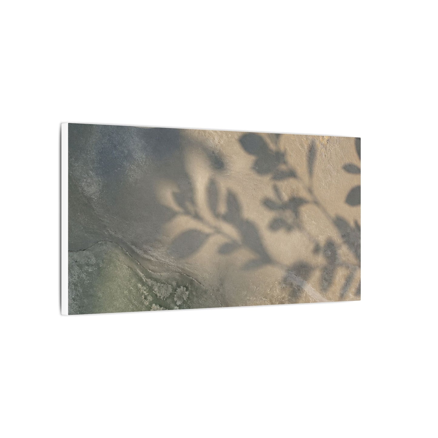Japandi Shadow Play in Moonlight | Texture Canvas Art