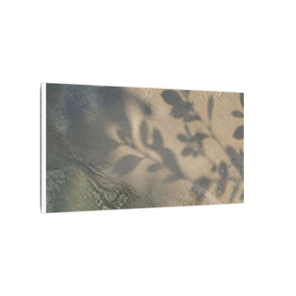 Japandi Shadow Play in Moonlight | Texture Canvas Art