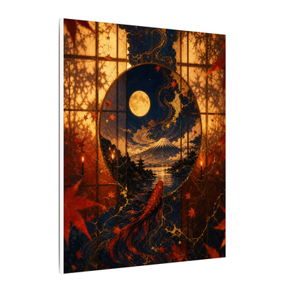 Beautiful Shoji Screen Canvas Art - Gold Vein Kintsugi