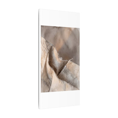 Japandi Paper Fold in Candlelight | Watercolor Canvas Art