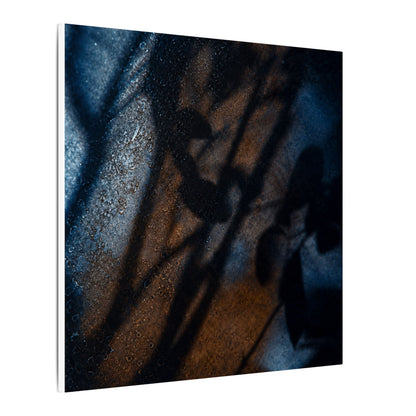 Moonlight Shadow Play Canvas Art - Dark Japandi Ma