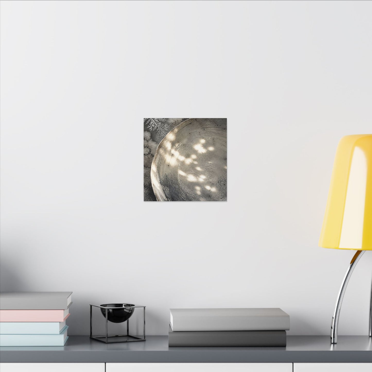 Ceramic Bowl Watercolor Canvas Art | Warm Japandi Art
