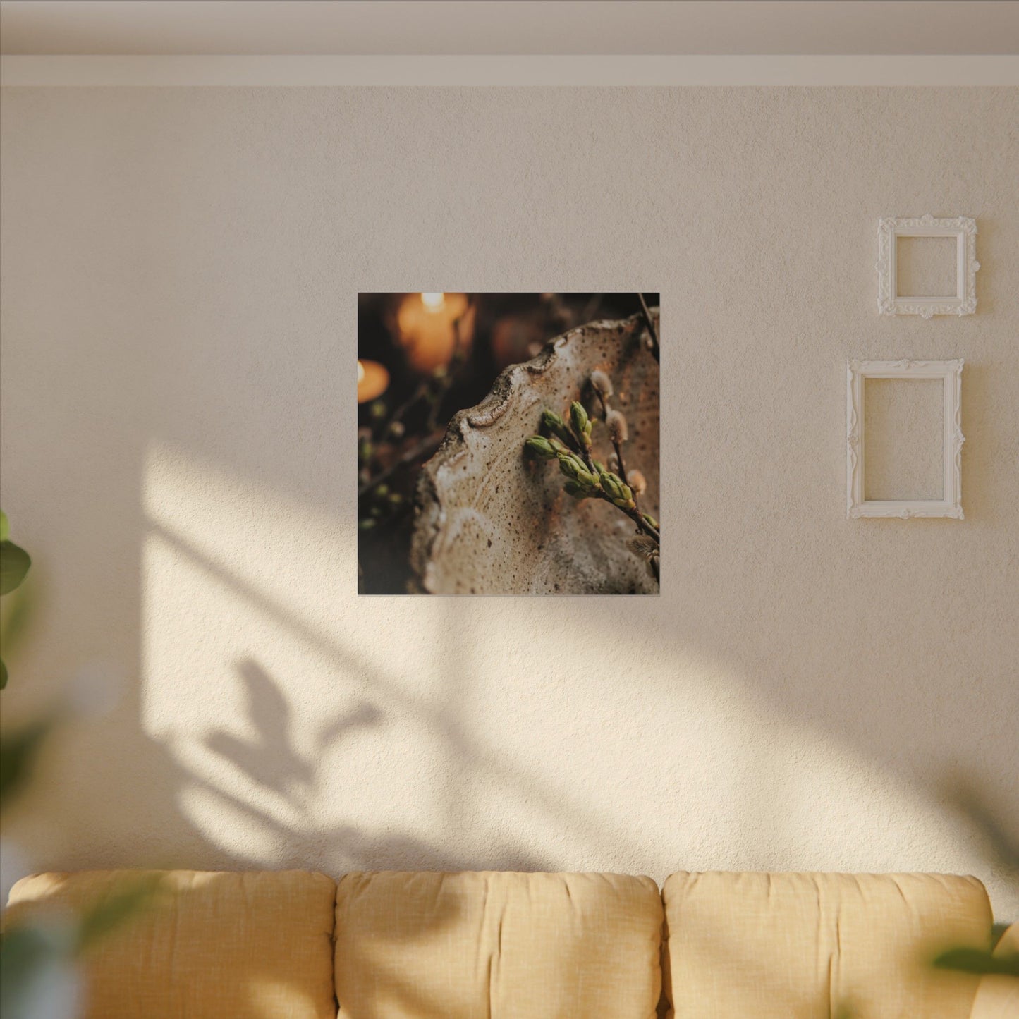 Overcast Ceramic Bowl Canvas Art - Japandi Ma