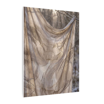 Ma Silk Drape Canvas Art - Japandi Japanese Pattern