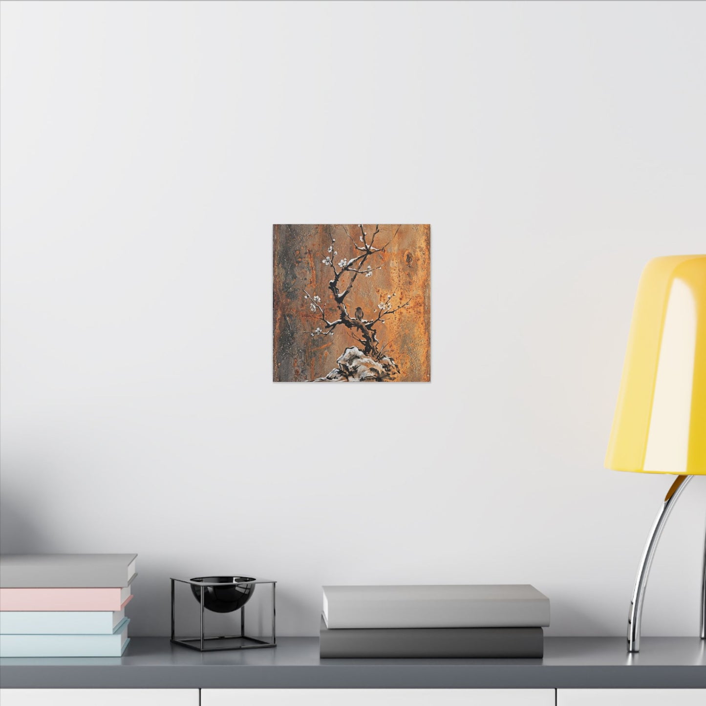 Datsuzoku Rust Patina Canvas Art - Zen Sumi E