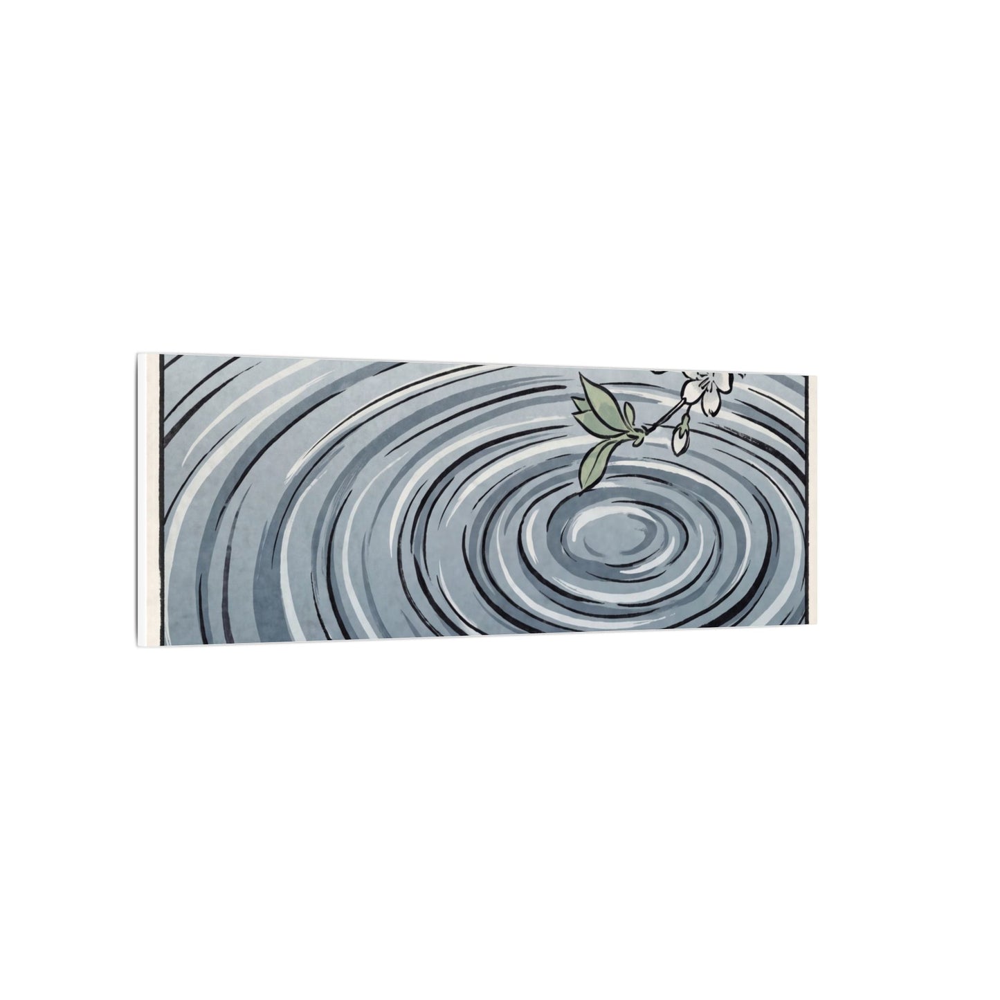 Calm Water Ripple Canvas Art - Ukiyo E Inspired Zen