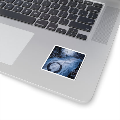 Tranquil Silk Drape Sticker - Enso Zen