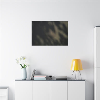 Dappled Shadow Play Canvas Art - Dark Japandi Ma