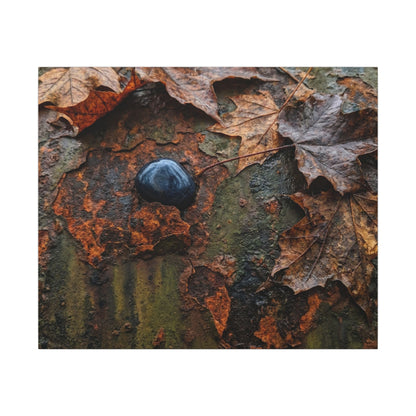 Datsuzoku Rust Patina Canvas Art - Dark Japandi Moody Minimal