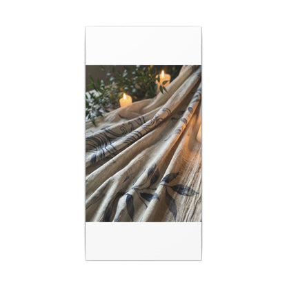 Fukinsei Silk Drape Canvas Art - Japandi Japanese Pattern