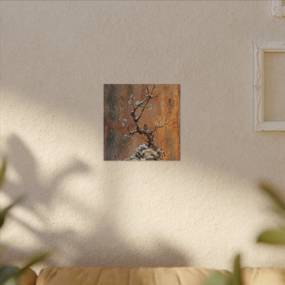 Datsuzoku Rust Patina Canvas Art - Zen Sumi E