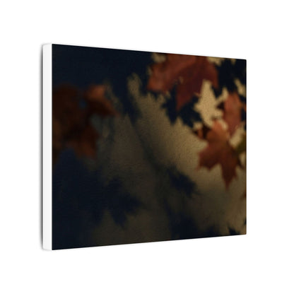 Shadow Play Canvas Art | Autumn Dark Japandi Moody Minimal Art