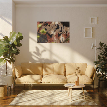 Datsuzoku Ink Brushstroke Canvas Art - Kintsugi Gold Repair