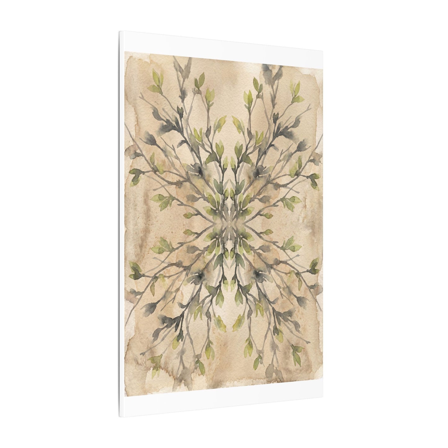 Shibui Shadow Play Canvas Art - Japandi Watercolor