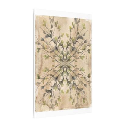 Shibui Shadow Play Canvas Art - Japandi Watercolor