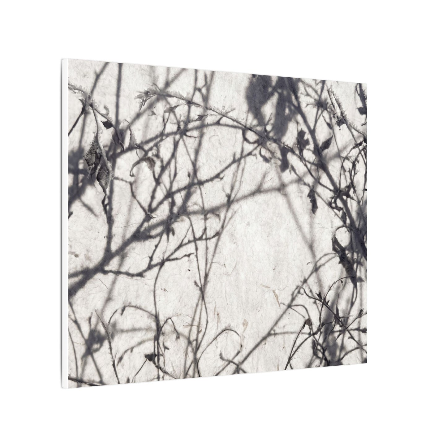 Winter Shadow Play Japanese Pattern Canvas Art | Elegant Decor