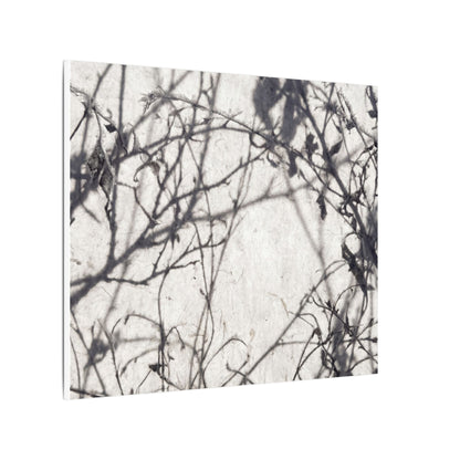 Winter Shadow Play Japanese Pattern Canvas Art | Elegant Decor