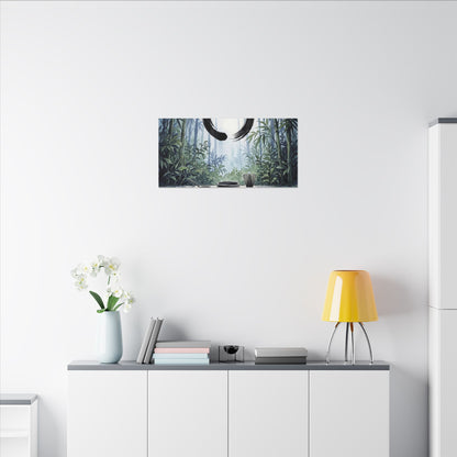 Seijaku Tea Ceremony Canvas Art - Zen Enso