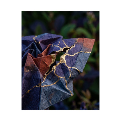 Paper Fold Summer Wall Art Print | Kintsugi Beautiful Design