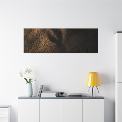 Candlelight Shadow Play Canvas Art - Dark Japandi Ma